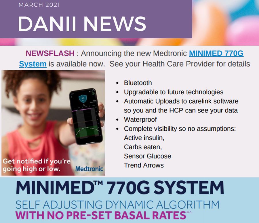 MARCH 2021 ~ DANII Foundation NEWS, UPDATE & EVENTS